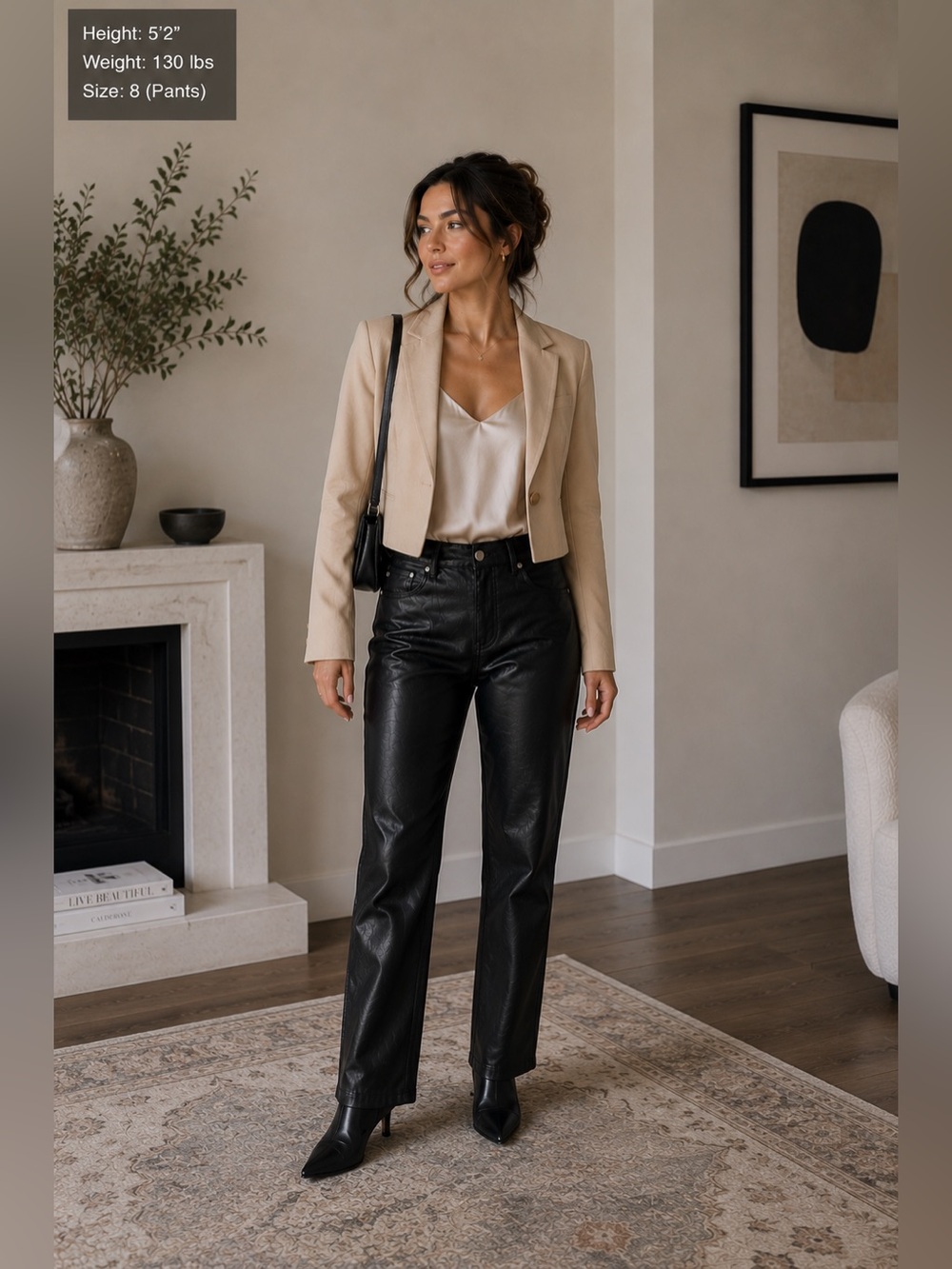Dynamite Women’s Faux Leather Black pants